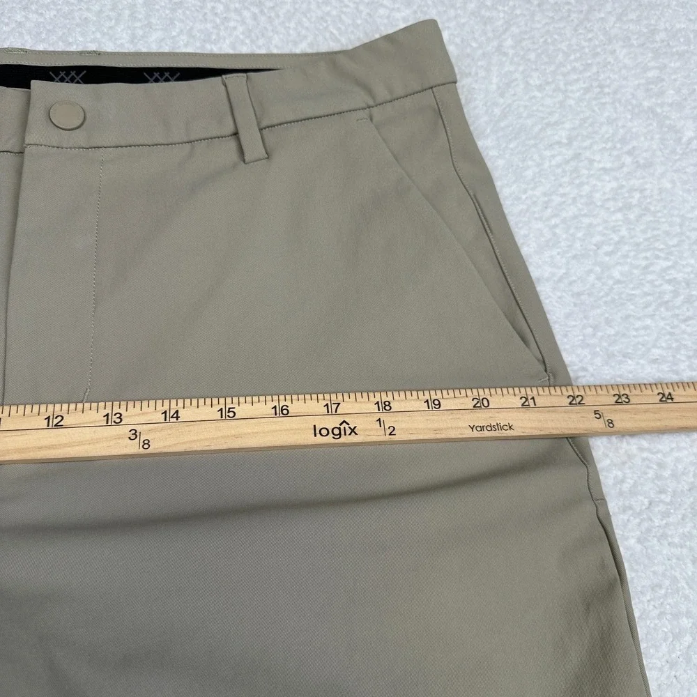 RHONE Slim Fit Performance Pants Khaki Stretch Tech Commuter Men's size 36